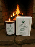 Irish Log Fire Scented Candle