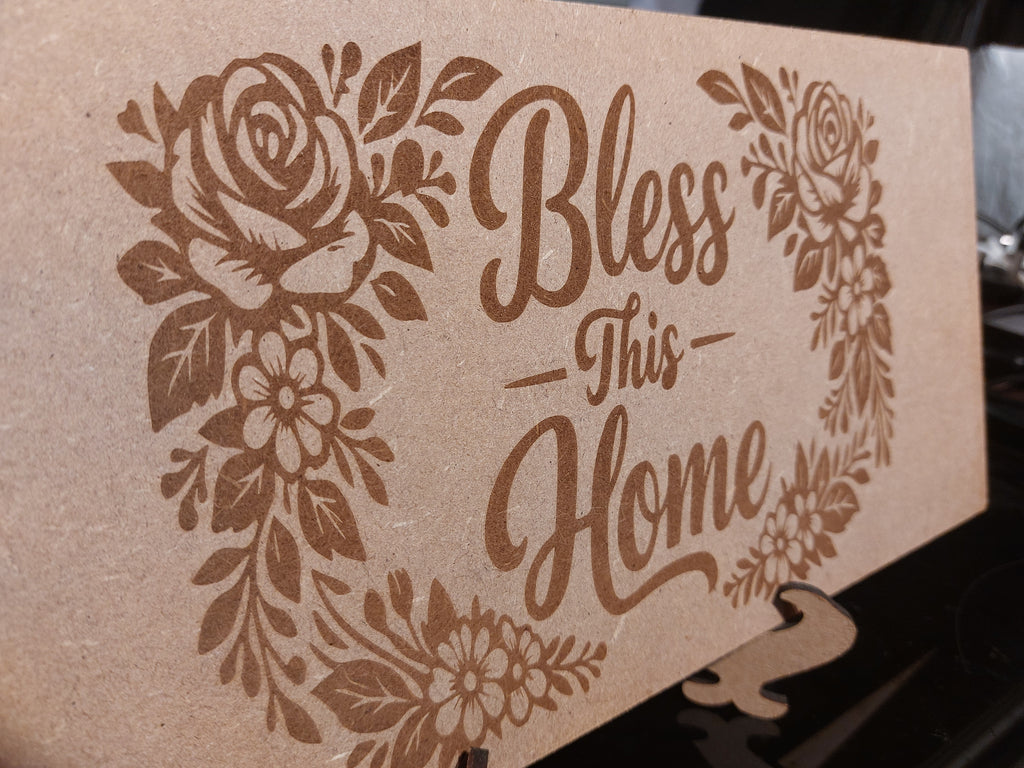 Bless This Home wall sign