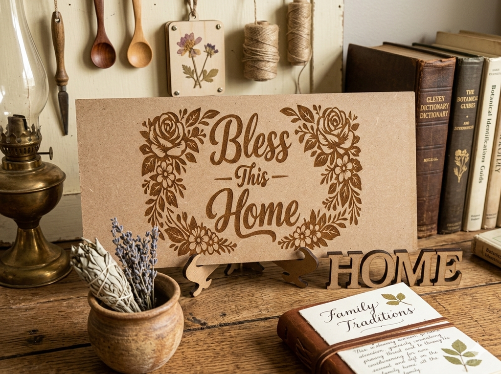 Bless This Home wall sign