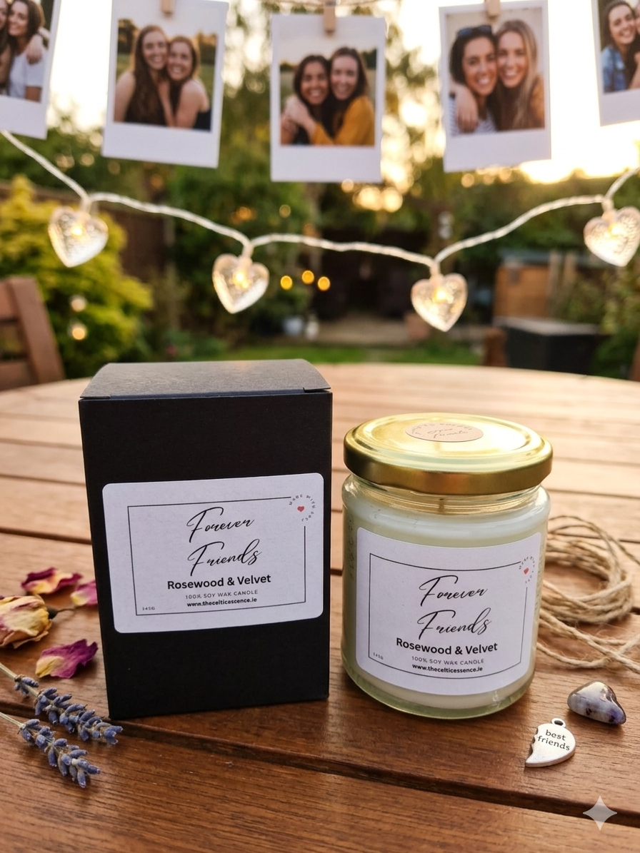 Friends Forever Soy Wax Scented Candle with Gift Box