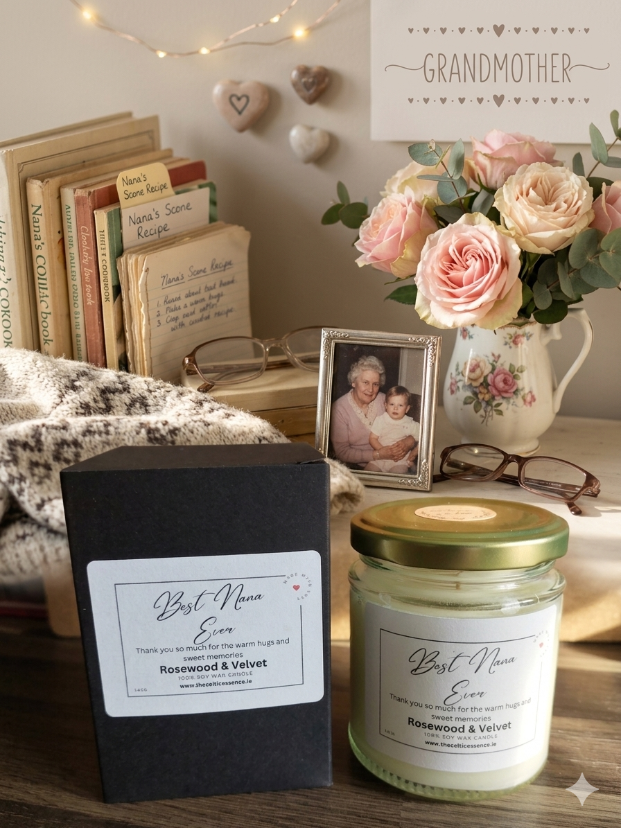 Best Nana Ever Soy Wax Scented Candle with Gift Box