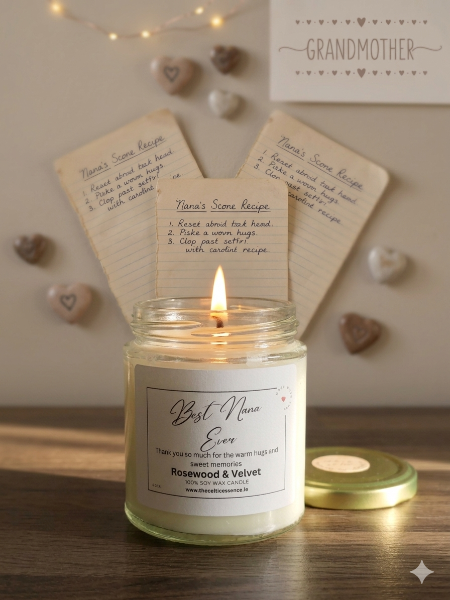 Best Nana Ever Soy Wax Scented Candle with Gift Box