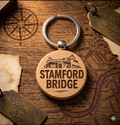 Personalised Chelsea Laser Engraved Supporters Keyring