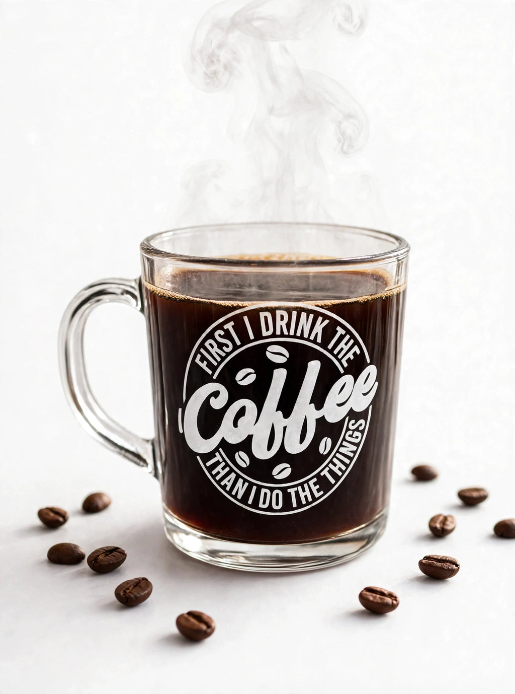 Laser Engraved 240ml Coffee Cup