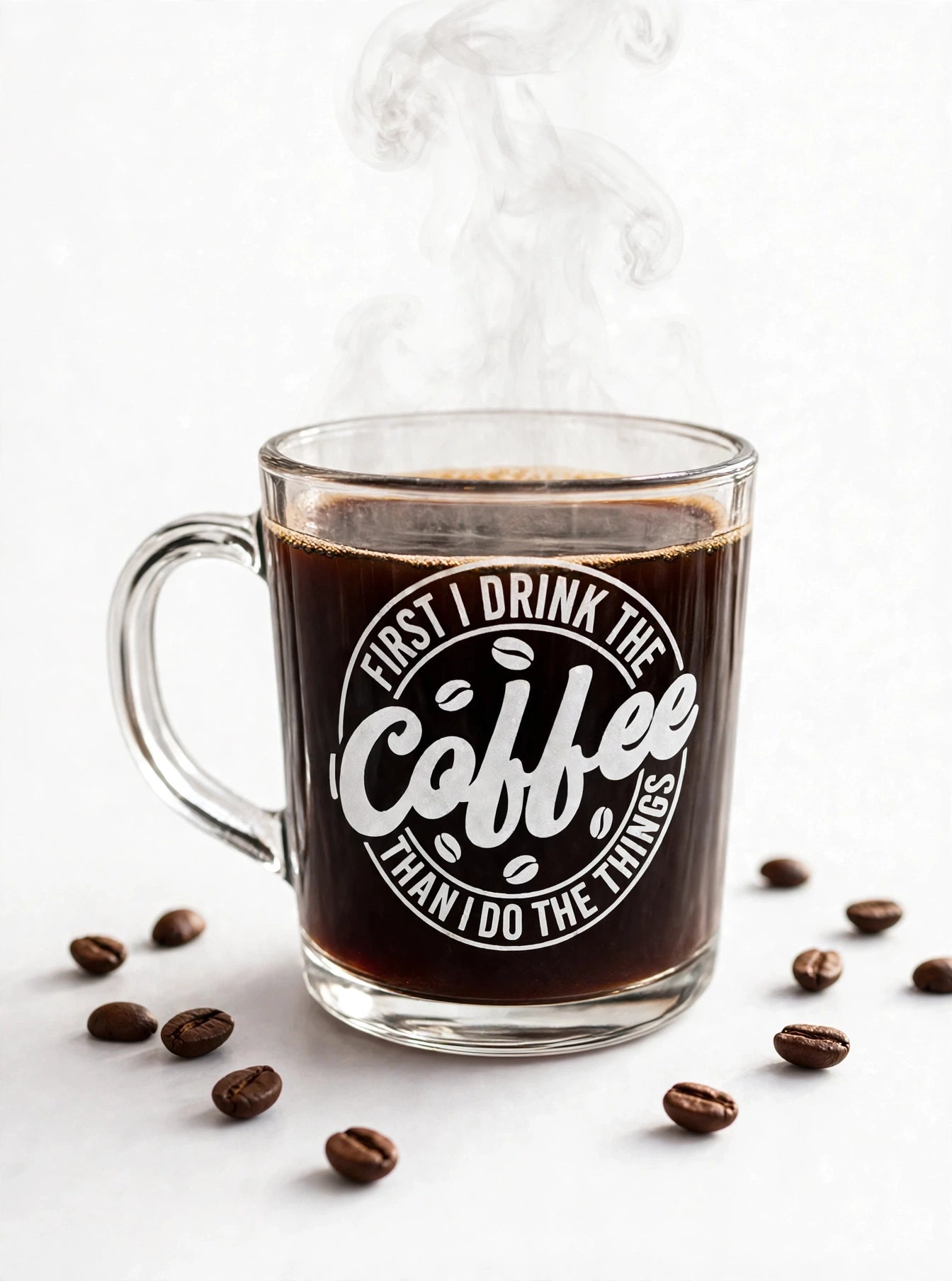 Laser Engraved 240ml Coffee Cup