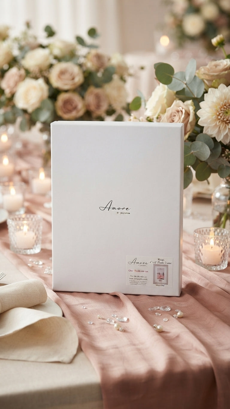Elegant "Amore by Juliana" Wedding Keepsake Frame