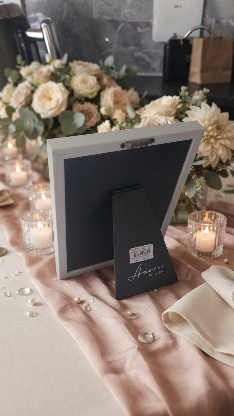 Elegant "Amore by Juliana" Wedding Keepsake Frame