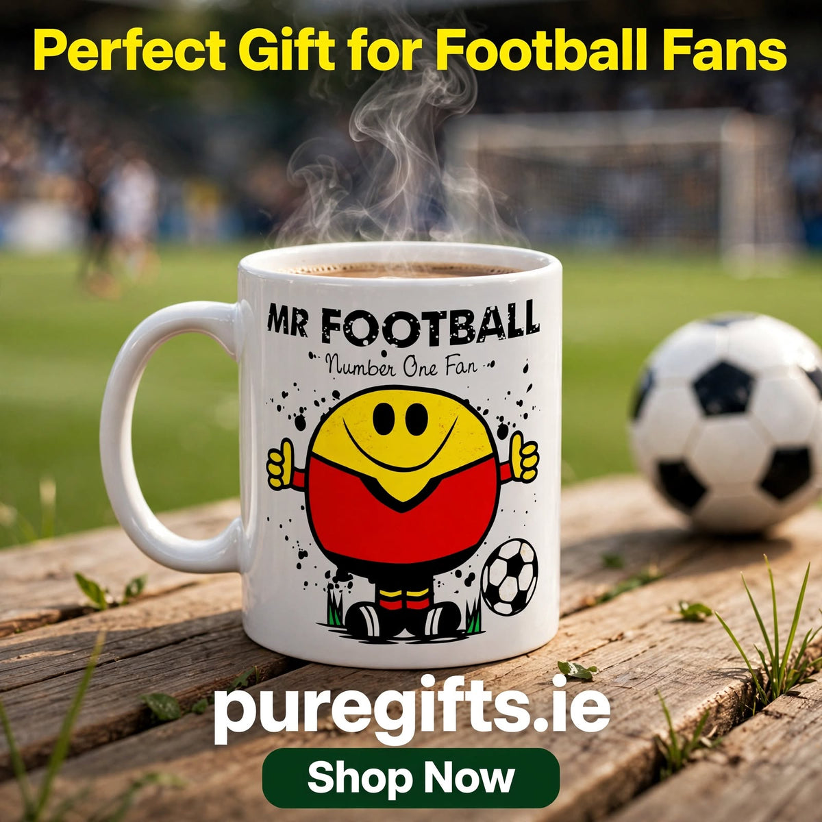 MR FOOTBALL: "Number One Fan" 11oz Ceramic Mug