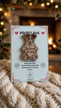 Jack Russell Pocket Hug - Beloved Friend - 50mm Laser Engraved Wooden Dog Token - Dog Lover Keepsake Gift
