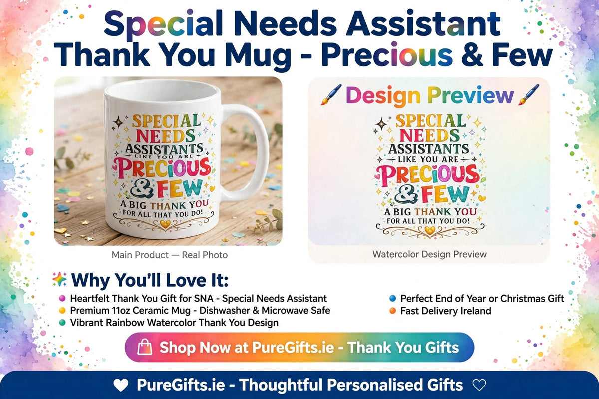 Special Needs Assistant Thank You Mug | SNA Gift Precious & Few | 11oz