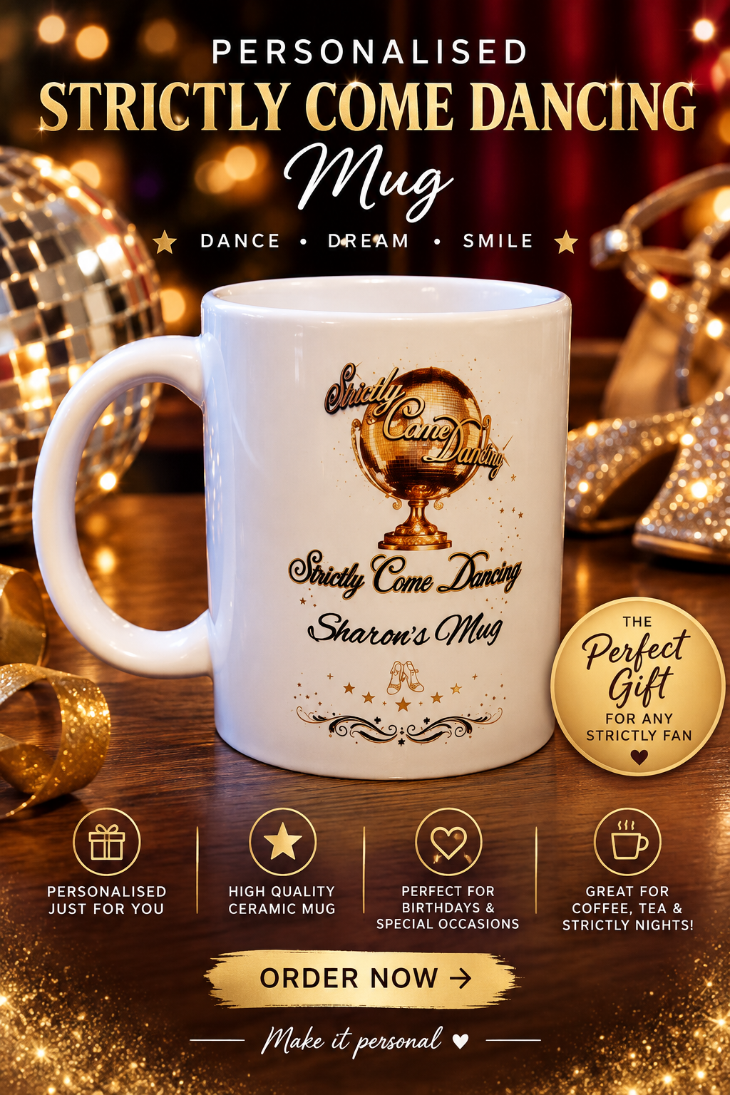 Personalised "Strictly Come Dancing" Mug