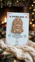 Cocker Spaniel Pocket Hug - Beloved Friend Wooden Token - 50mm Laser Engraved Dog Keepsake Gift